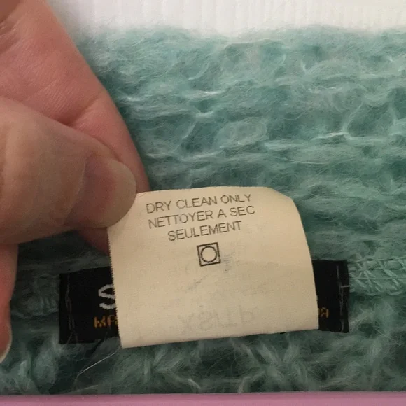 Seafoam Wool Blend Knitted Sweater - Picture 5 of 12